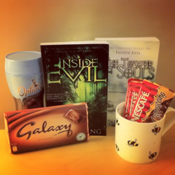 Give a book hamper as a Christmas gift